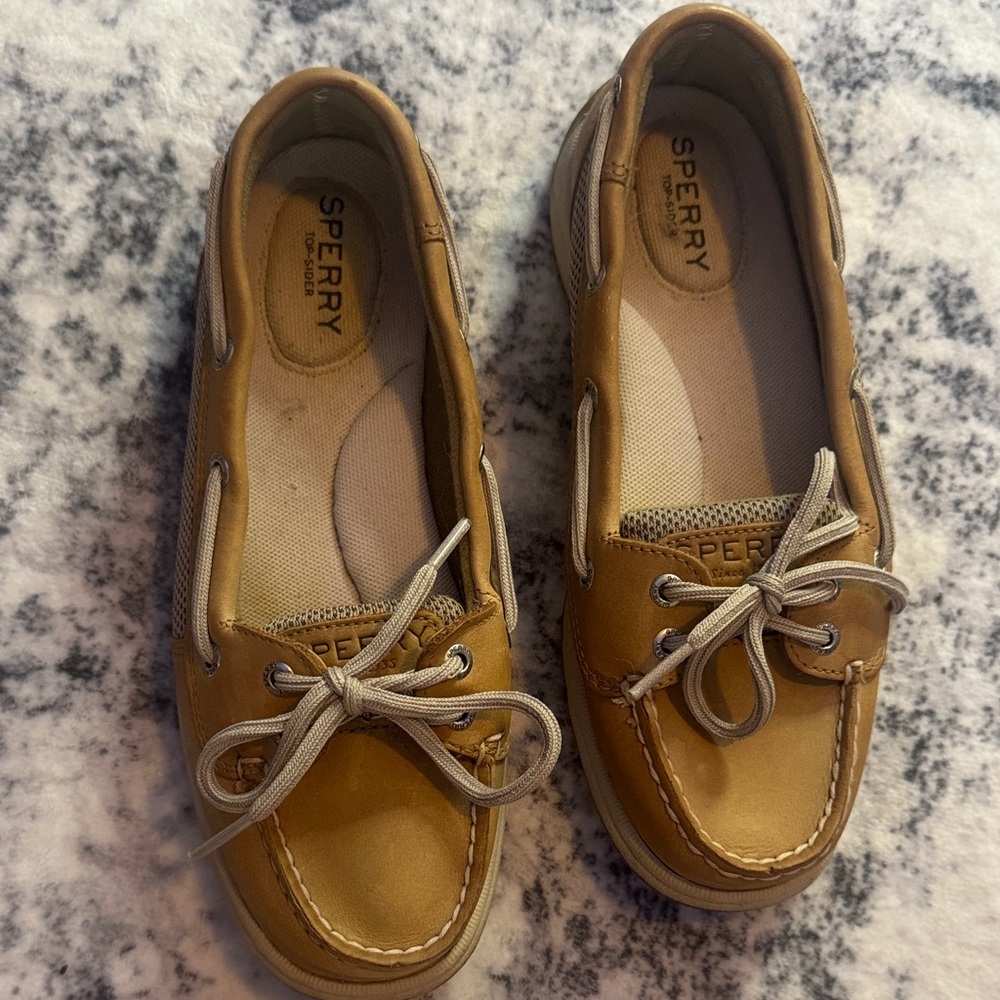 Sperry Light Brown Boat Shoes